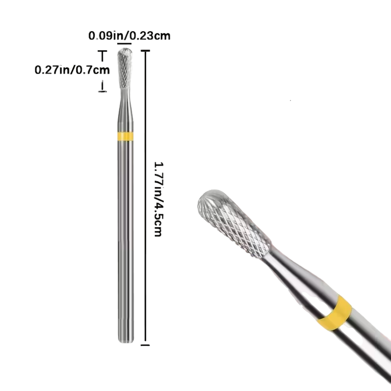 Embout au carbure extra fin conique a tête ronde 2.3mm