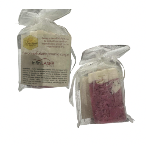 Savon exfoliant pour le corps