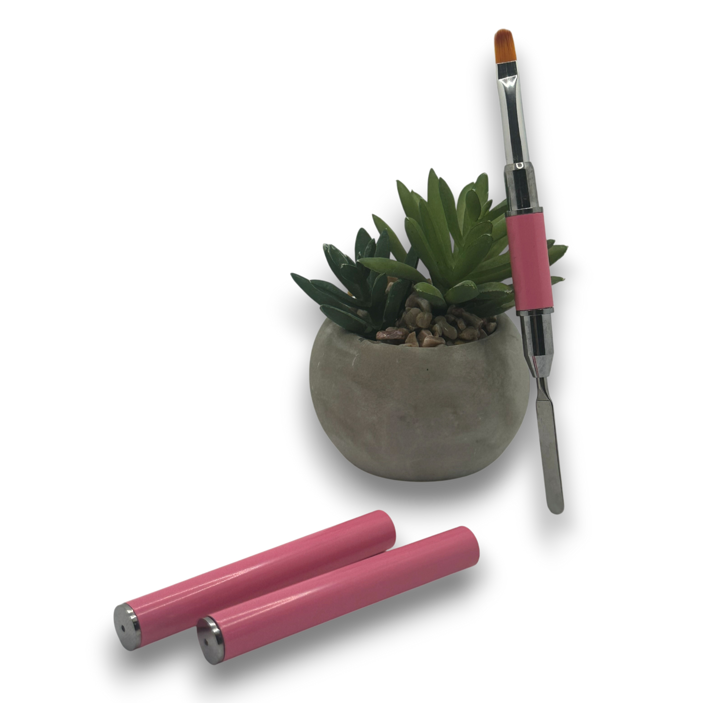 Pinceau Poly Gel avec Spatule 2 en 1