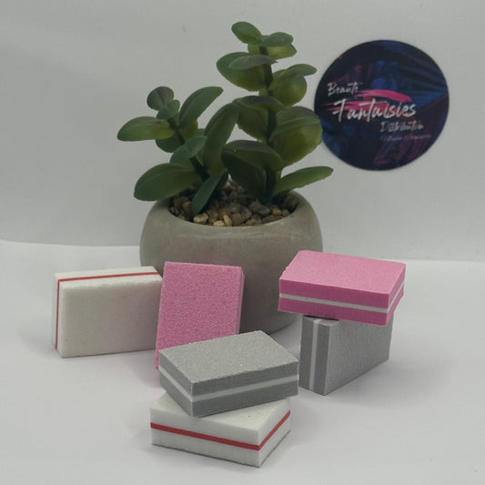 Bloc buffer rose,gris ou blanc