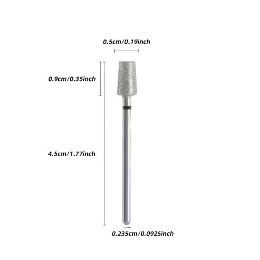 Embout au diamant rugueux conique 5 mm