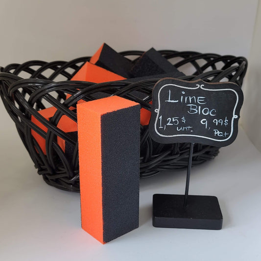 Bloc buffer orange